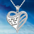 A Luxurious Heart-Shaped Pendant Necklace Designed for Women, Adorned with Synthetic Diamonds And British Embellishments, Makes a Perfect Jewelry Gift for Occasions Like Valentine'S Day, Thanksgiving, And Christmas