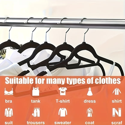 Velvet Hangers 20 & 50-Pack with 360° Rotating Hooks – Non-Slip Felt Coated, Space-Saving Closet Organizer for Coats, Pants & Suits | Heavy-Duty Wardrobe Storage Solution | ShopVora CA