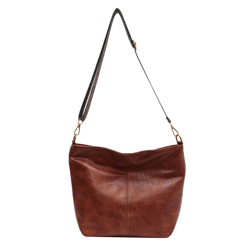 This year's popular bags for women: large-capacity new style fashionable wide-band messenger bags, niche popular tote bags