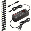3V - 24V 3A 72W Power Supply Adjustable DC 3V 5V 6V 9V 12V 15V 16V 18V 19V 20V 24V Variable Universal AC/DC Adapter 100V-240V AC to DC Converter with 14 Tips 5.5x2.5mm 4.0x1.7mm 3.5x1.35mm