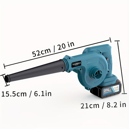 Wireless Handheld Leaf Blower Cordless Lightweight Electric Blower for Lawn, Yard & Garden – Portable Battery-Powered Compact Leaf Blower with Accessory Kits, Single or Dual Battery Options for Fast Outdoor Cleanup
