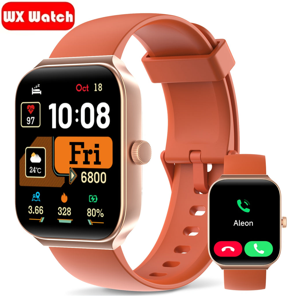 1.83" Full Touch Screen Smart Watch With Alexa For Women Men, Wireless Call, 105+ Sports Modes, 24/7 Health & Sleep Tracker, Comfort Breathable Strap, Long Battery Life, Phone Finder & Remote Camera For Android & iPhone, Practical Gifts For Holidays