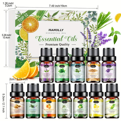 Essential Oils Set Premium, 12/26/32/48pcs Pure Aromatherapy Essential Oil Kit for Diffuser Massage Skin Care, Gift for Women Men Friends Family – Holiday Birthday Mother's Day Father's Day Gift