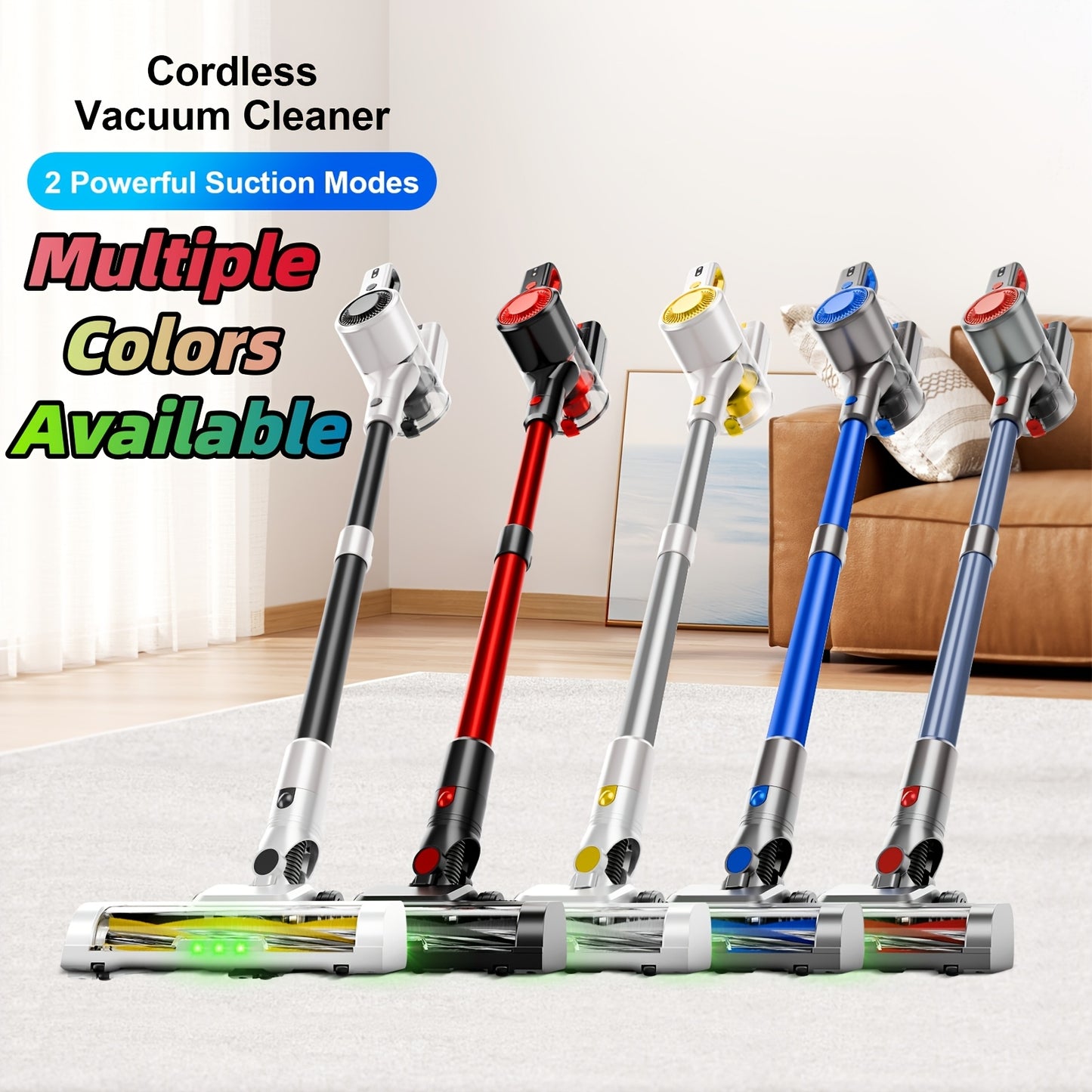 8-in-1 Cordless Stick Vacuum Cleaner 68Kpa – Lightweight Handheld Vacuum, 45-Min Runtime, Large Battery, Hard Floor & Carpet Pet Hair, Corded & Cordless | ShopVora CA