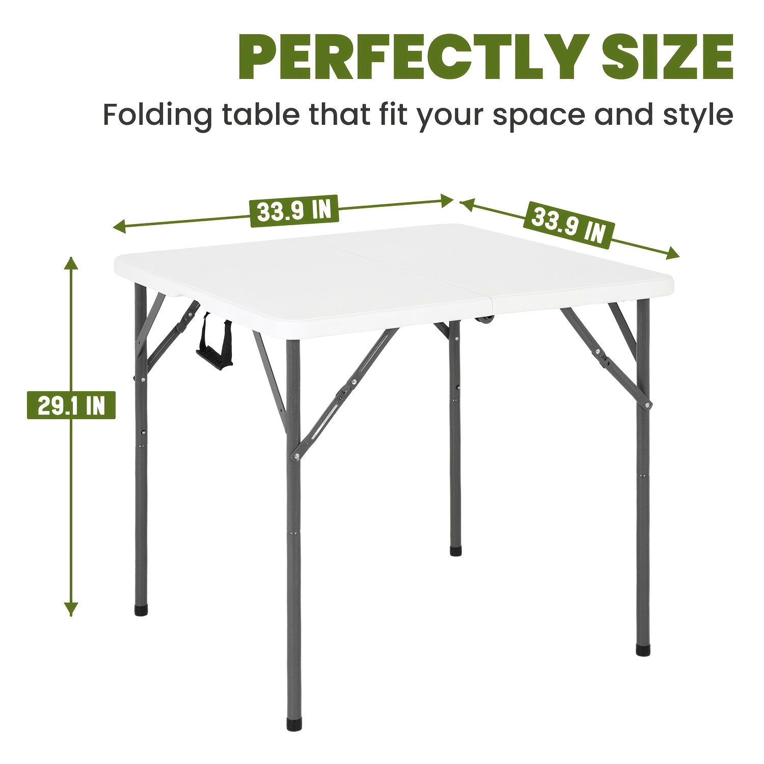 Portable Folding Table Heavy Duty 4FT 6FT 8FT Plastic Camping Table Foldable Lightweight Picnic Party Dining Table Indoor Outdoor for BBQ Beach Kitchen Office Wedding Events Canada