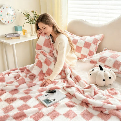 Flannel Checkered Throw Blanket Soft & Cozy – Lightweight Warm Plaid Blanket for Couch Bed Travel, Gift for Women, 50x60 & 60x80 inch, 5 Colours | Canada