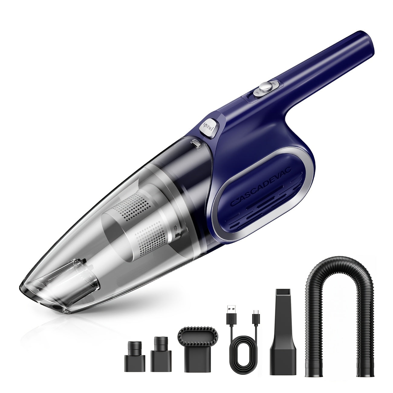 6000PA Cordless Handheld Vacuum Cleaner – 2000mAh, Low Noise, 5 Accessories