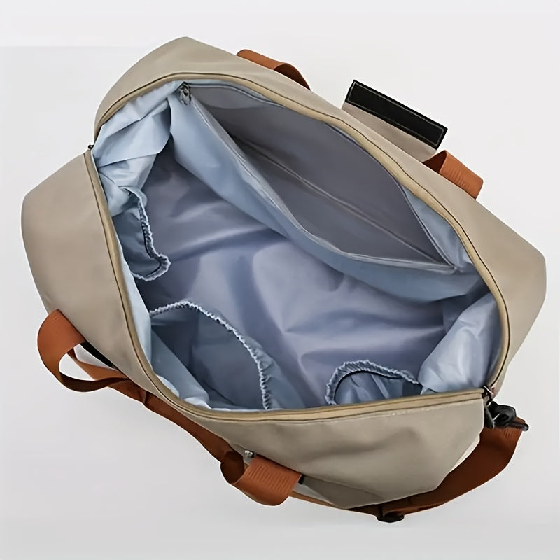 Spacious Travel Bag - A Lightweight Handbag Featuring Several Compartments, Ideal for Organized Trips, Outdoor Yoga, And Gym Workouts - Great for Weekend Getaways And Fitness Lovers & Holiday Gifts