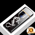 USB Rechargeable Flameless Lighter Smart Touch Screen with Gift Box – Cool Portable Double-Sided Ignition Electric Lighter, Multiple Colours & Patterns, Premium Gift for Men & Women Canada