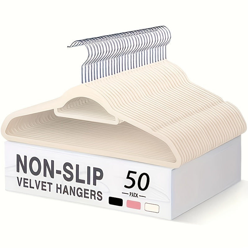 Velvet Hangers 20 & 50-Pack with 360° Rotating Hooks – Non-Slip Felt Coated, Space-Saving Closet Organizer for Coats, Pants & Suits | Heavy-Duty Wardrobe Storage Solution | ShopVora CA