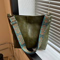 1pc Bohemian Geometric Strap Hobo Bag, Large Capacity Ethnic Crossbody Bag, Women'S Retro Style Shoulder Bag for Best Birthday Gifts, Christmas And Valentine'S Day Gifts