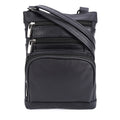 Genuine Leather Shoulder Bag with Adjustable Strap – Multifunctional Messenger Crossbody Handbag with Smartphone Pocket | Regular & Plus Sizes | 10 Colours | ShopVora CA