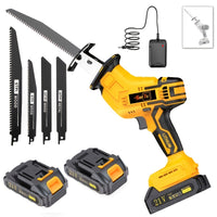 Reciprocating Saw + 2 Batteries + More Accessories