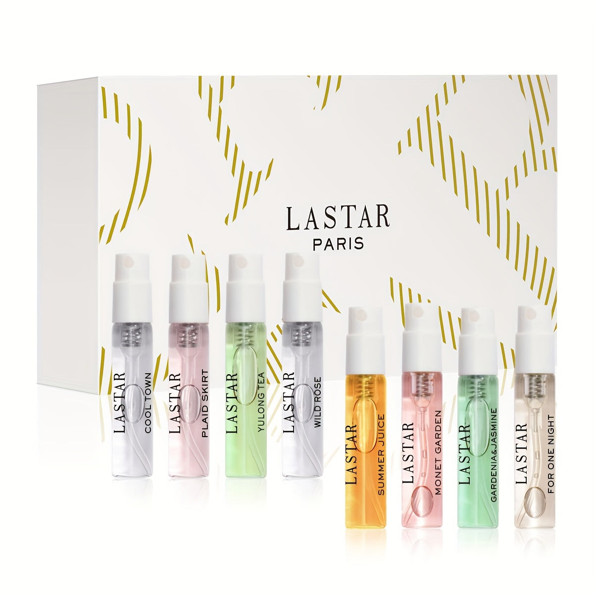 Women's Perfume Gift Set 8pcs – Lasting Floral, Fruity, Citrus & Woody Oriental Fragrance Spray Collection – Ideal Valentine's Day, Birthday & Christmas Gift for Her