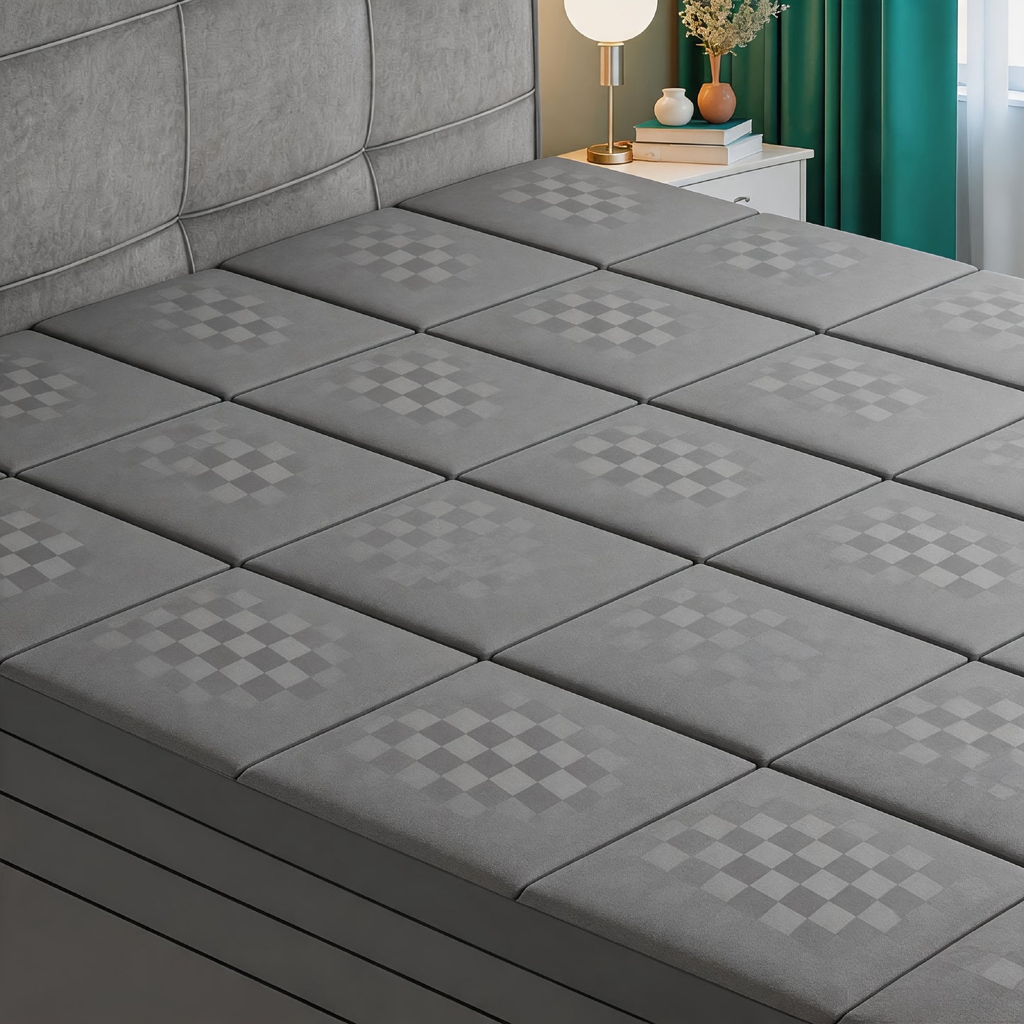 Cooling Quilted Mattress Topper with Deep Pocket – Soft Breathable Fitted Mattress Pad for Twin, Full, Queen, King & California King, 8–21 Inch Deep Pocket