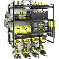 4 layers of 4 drilling rigs