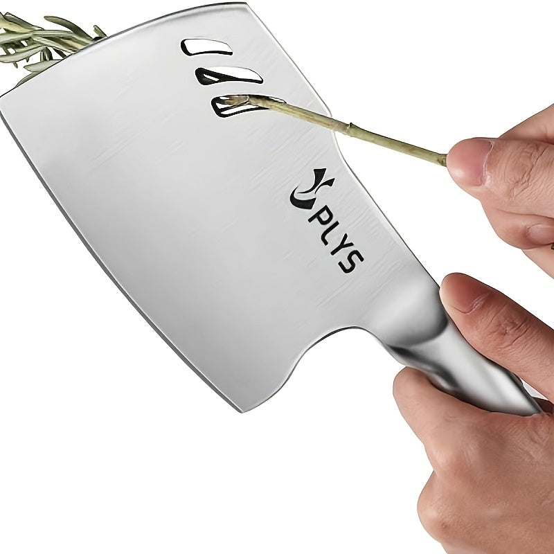 Stainless Steel Meat Cleaver Knife, Heavy Duty Bone Chopper Butcher Knife, Professional Chef Cleaver with Ergonomic Handle, Kitchen & Restaurant Use, Gift for Men & Women