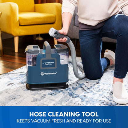 Upholstery Spot Cleaner 17Kpa Portable Carpet & Couch Stain Remover - Powerful Suction Vacuum with Versatile Tools for Pet Hair, Area Rugs, Sofas & Auto Interiors