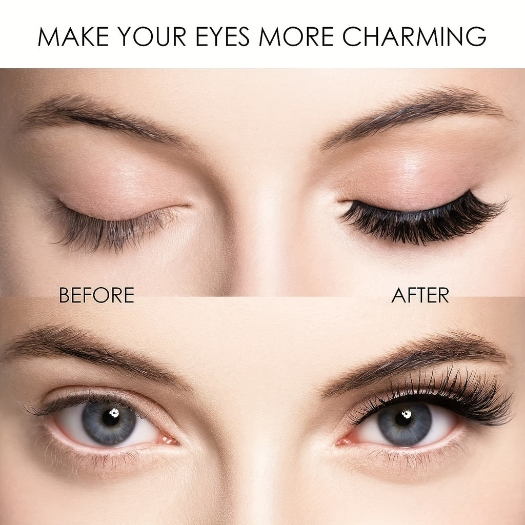 Local Repository Magnetic Eyelashes - 4/8 Pairs Magnetic False Eyelashes Set, Glue-Free, Black/Pink Options with Applicator, Reusable & Waterproof Cat Eye Style, Ideal for Daily Wear/Parties/Valentine's Day Gifts, Must-Have for Women's Makeup