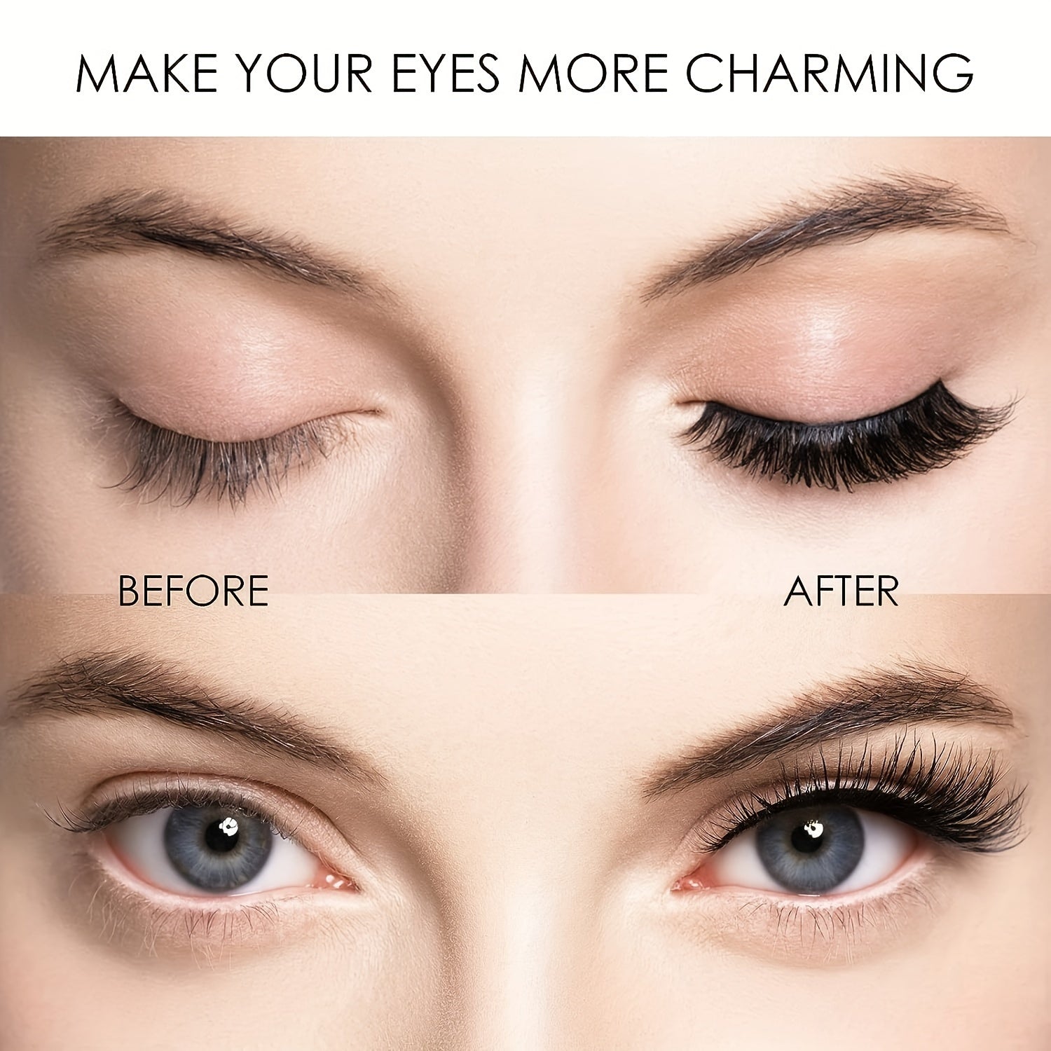 Local Repository Magnetic Eyelashes - 4/8 Pairs Magnetic False Eyelashes Set, Glue-Free, Black/Pink Options with Applicator, Reusable & Waterproof Cat Eye Style, Ideal for Daily Wear/Parties/Valentine's Day Gifts, Must-Have for Women's Makeup