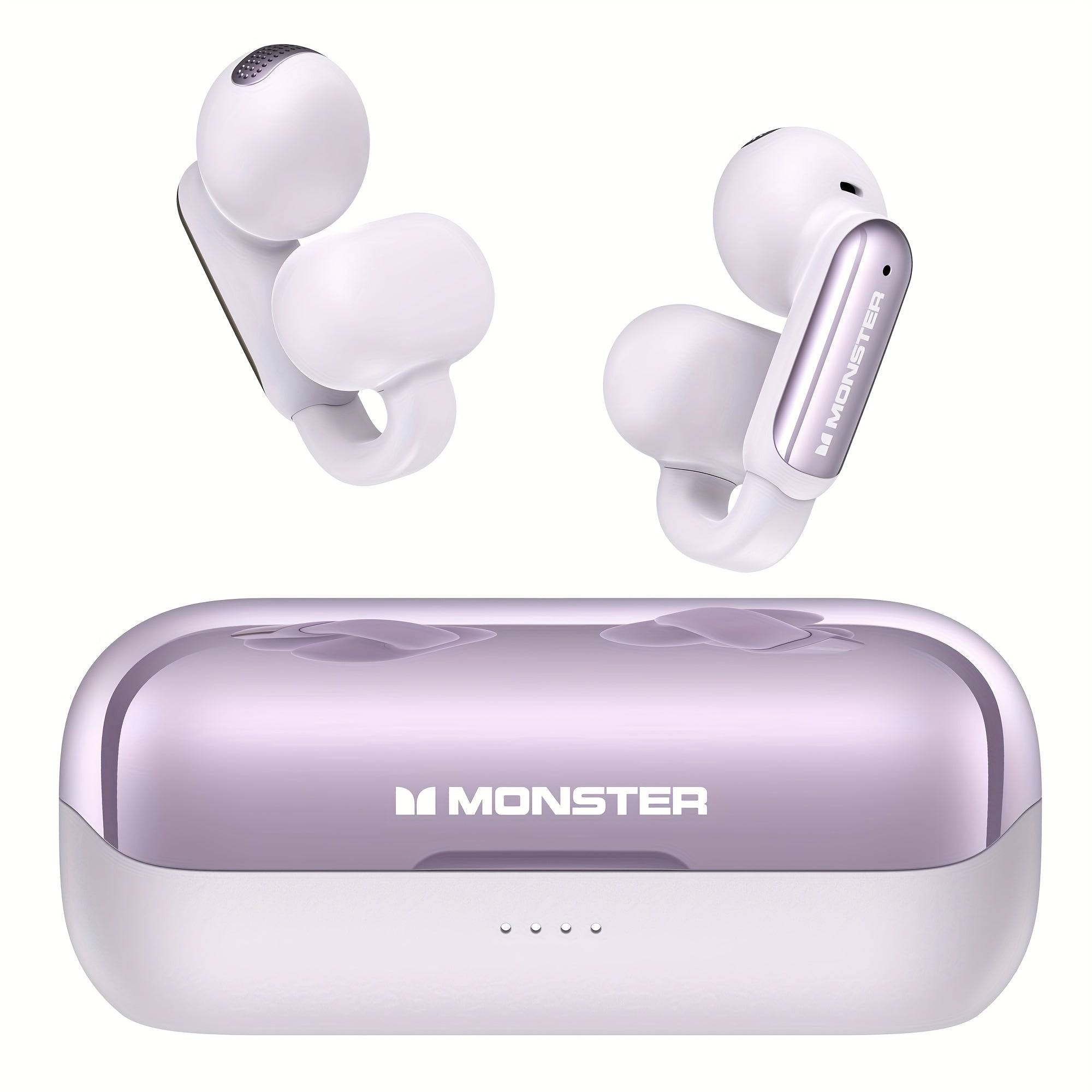 Monster Open-Ear Wireless Headphones with Spatial Sound – Touch Control, USB-C Charging, Compatible with PS5/PS4/Switch & iPhone, for Gaming, Music & Calls | ShopVora CA