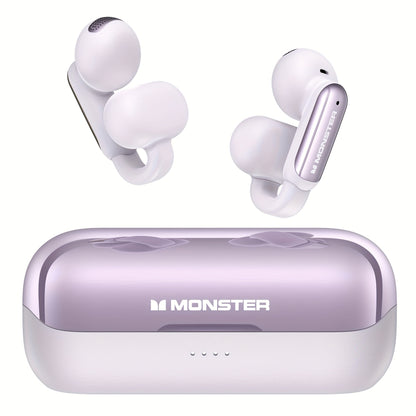 Monster Open-Ear Wireless Headphones with Spatial Sound – Touch Control, USB-C Charging, Compatible with PS5/PS4/Switch & iPhone, for Gaming, Music & Calls | ShopVora CA
