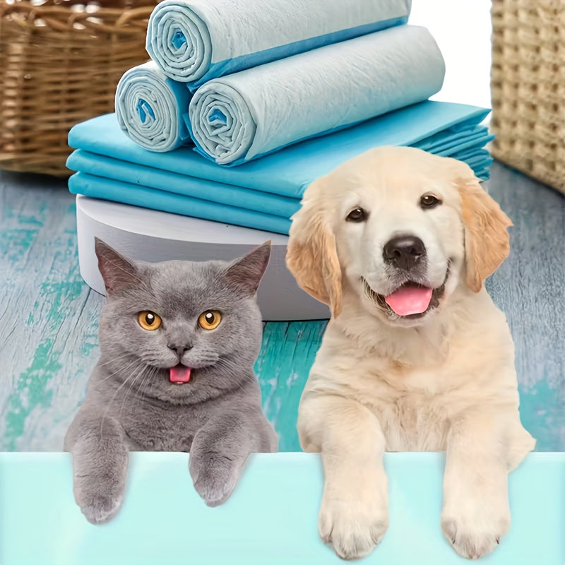 Super Absorbent Dog Urine Pads 23.6"x23.6" – Puppy Training Pads & Pet Toilet Mats, Leakproof Disposable Pee Pads for Dogs, Cats & Puppies