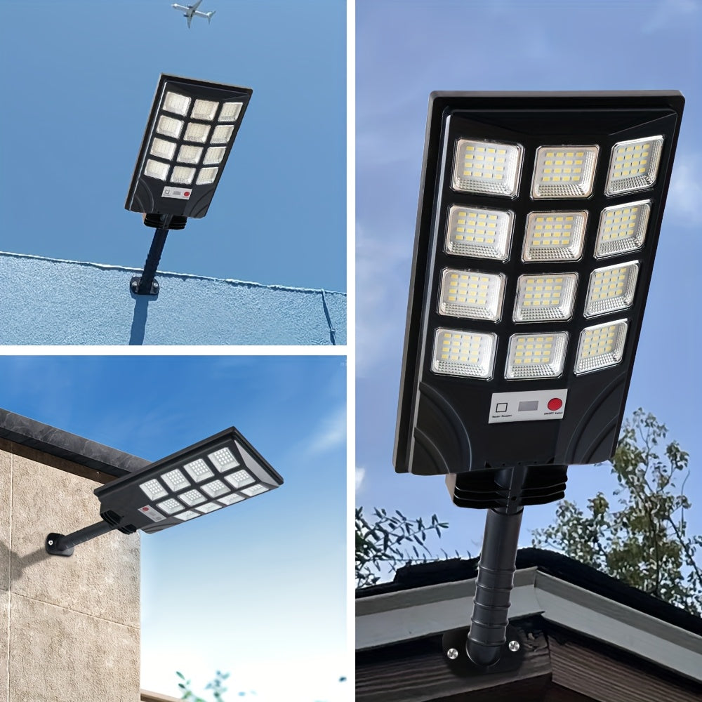 Super Bright Outdoor Solar Lights, Wide Angle Motion Sensor, Automatically Adjust Brightness From Dusk to Dawn,, Very Suitable for Commercial Areas, Parking Lots, Courtyards, Gardens, Garages, Farms, Etc., Outdoor Security.Lighting.
