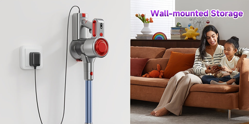 Max 68Kpa Vacuum Cleaner for Home - Lightweight, Stick Vacuum Clean with Large-Capacity Battery, Max 45Mins Runtime, 8in 1 Handheld Vacuum for Hardfloor & Carpets Pet Hair Includes Corded And Cordless Vacuum Cleaners