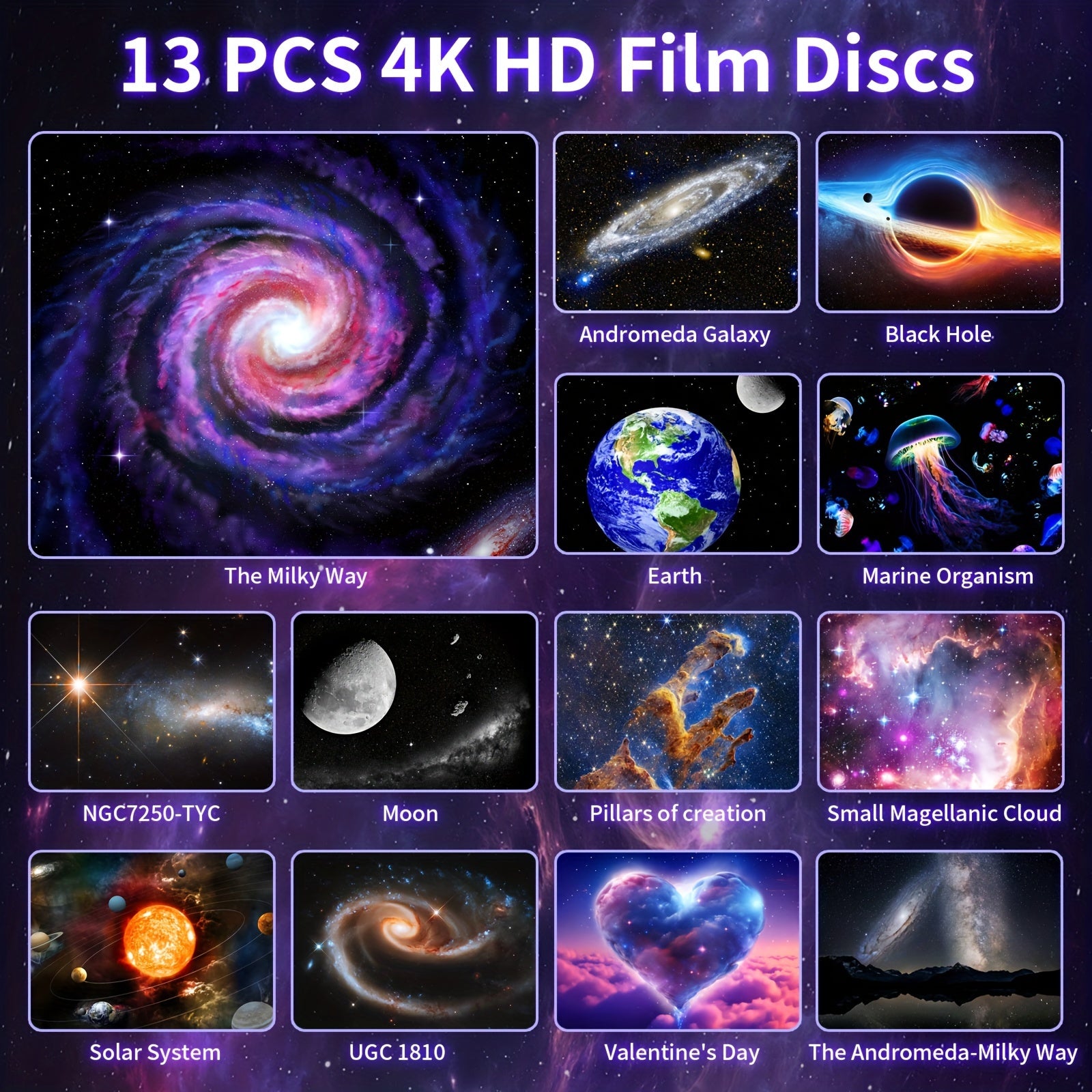 The Meteor Galaxy Projector Is a Versatile 13-In-1 Device That Creates a Lifelike Starry Sky, Featuring a Solar System, Constellations, And a Moon, Perfect for Illuminating Your Bedroom Ceiling Or Enhancing Your Home Theater And Living Room Decor