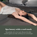 [Deep Sleep] 4/6pcs BAMBOO Bed Sheet Set, Luxury Soft Hotel & Cooling Sheet Set For Hot Sleepers, 5 Star Hotel Experience Bed Sheets Sets Deep Pocket Up To 16" Breathable Bedding For Room Bedding Sheets QUEEN BED SHEETS Extra Soft
