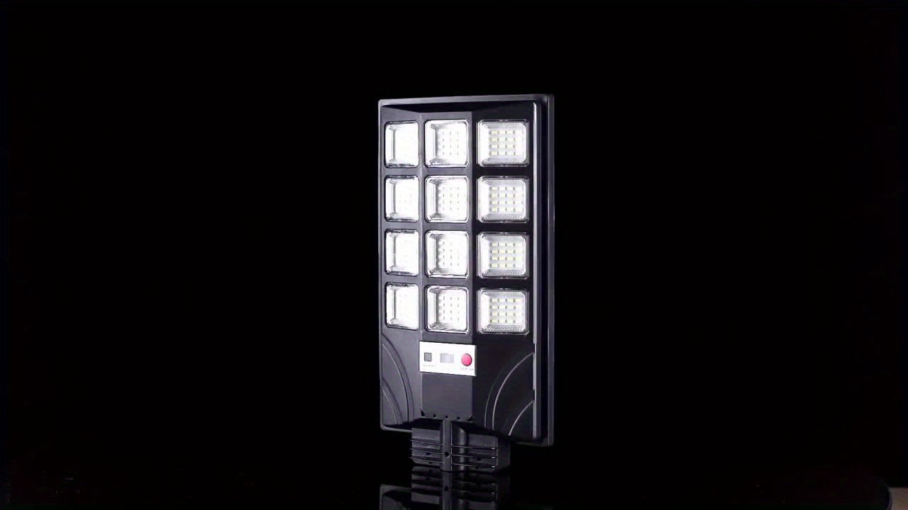 Solar Wall Light Outdoor with Motion Sensor & Remote Control – Solar Floodlight for Courtyard, Garden, Deck, Driveway & Parking Lot, Bright Street Lamp Waterproof Security Lighting Canada
