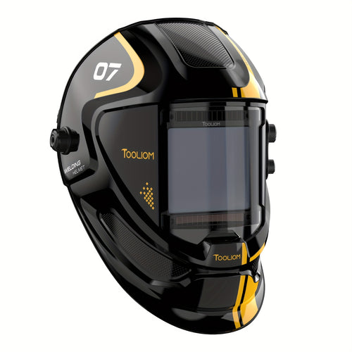 Auto Darkening Welding Helmet True Color Battery Powered – TIG MIG ARC Grinding Welding Hood with Wide Shade Lens for Professional & Home Welders