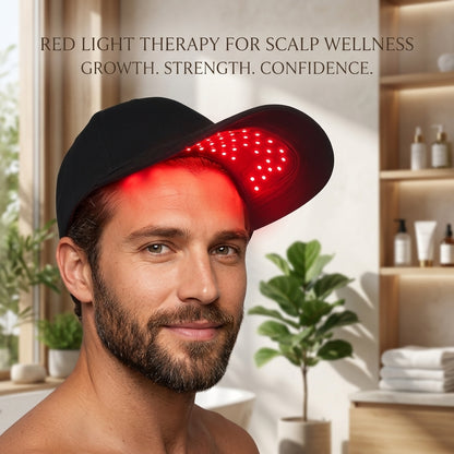 Red Light Therapy Cap for Hair Growth – 70 LEDs 660nm & 850nm Infrared 440nm Blue Light, 4 Modes Scalp Stimulator Hat, Anti Hair Loss Regrowth Device for Men & Women