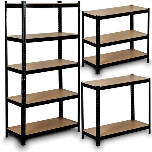 Heavy Duty 5-Tier Metal Storage Shelving Unit 2200 lbs Capacity Adjustable Garage Shelves Freestanding Industrial Rack for Warehouse Basement Pantry