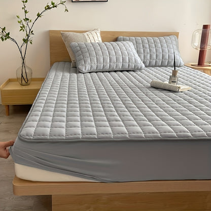 Quilted Cooling Mattress Protector with 9-15" Deep Pocket – Waterproof, Machine Washable, Breathable Fitted Bed Cover for All Mattress Sizes – Home Bedding Essentials