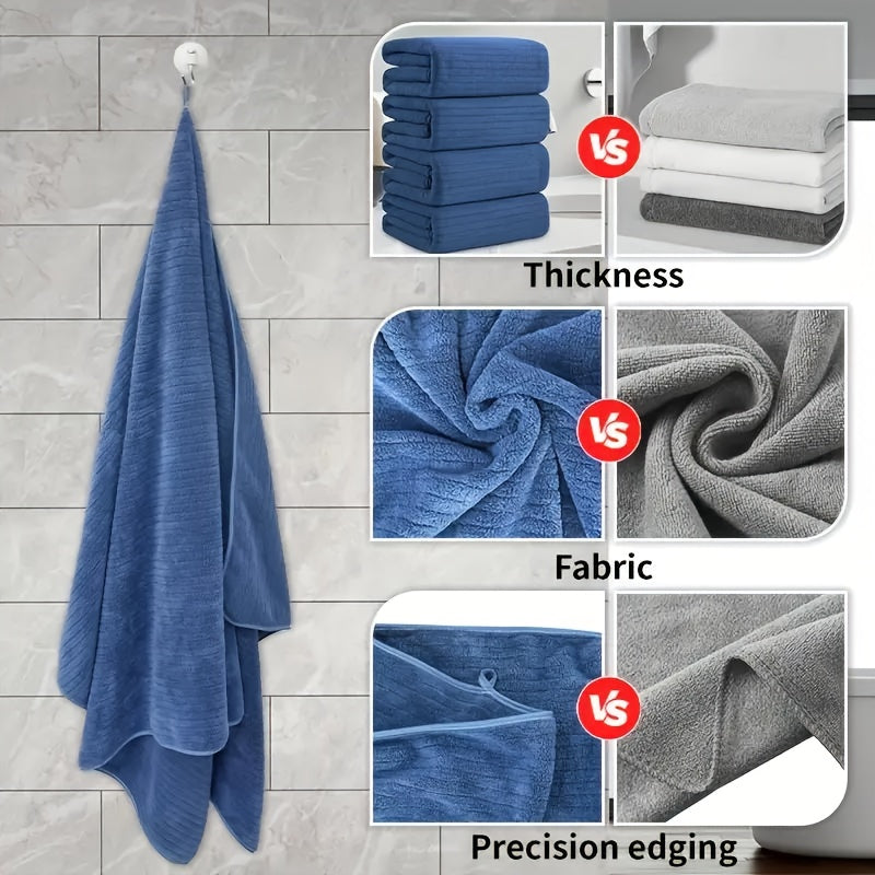 Extra Large Bath Towel Set 35x70in – Super Absorbent Quick-Dry Soft Towels for Gym, Hotel & Home | Vibrant Colours, Contemporary Style | 2-Pack & 4-Pack Options | Perfect Gift | ShopVora CA