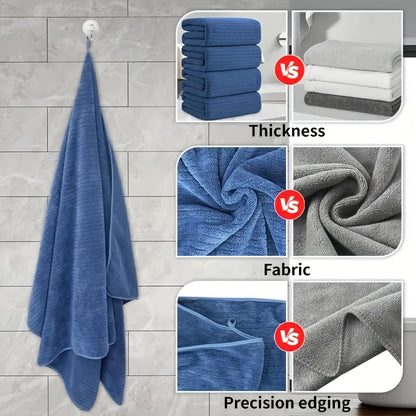 Extra Large Bath Towel Set 35x70in – Super Absorbent Quick-Dry Soft Towels for Gym, Hotel & Home | Vibrant Colours, Contemporary Style | 2-Pack & 4-Pack Options | Perfect Gift | ShopVora CA