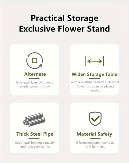 Wooden Tiered Plant Stand 4 5 or 6 Layer Flower Shelf Planter Rack in Black or White – Freestanding Indoor Multi-Tier Display Stand for Multiple Flower Pots, Living Room, Balcony & Home Decor