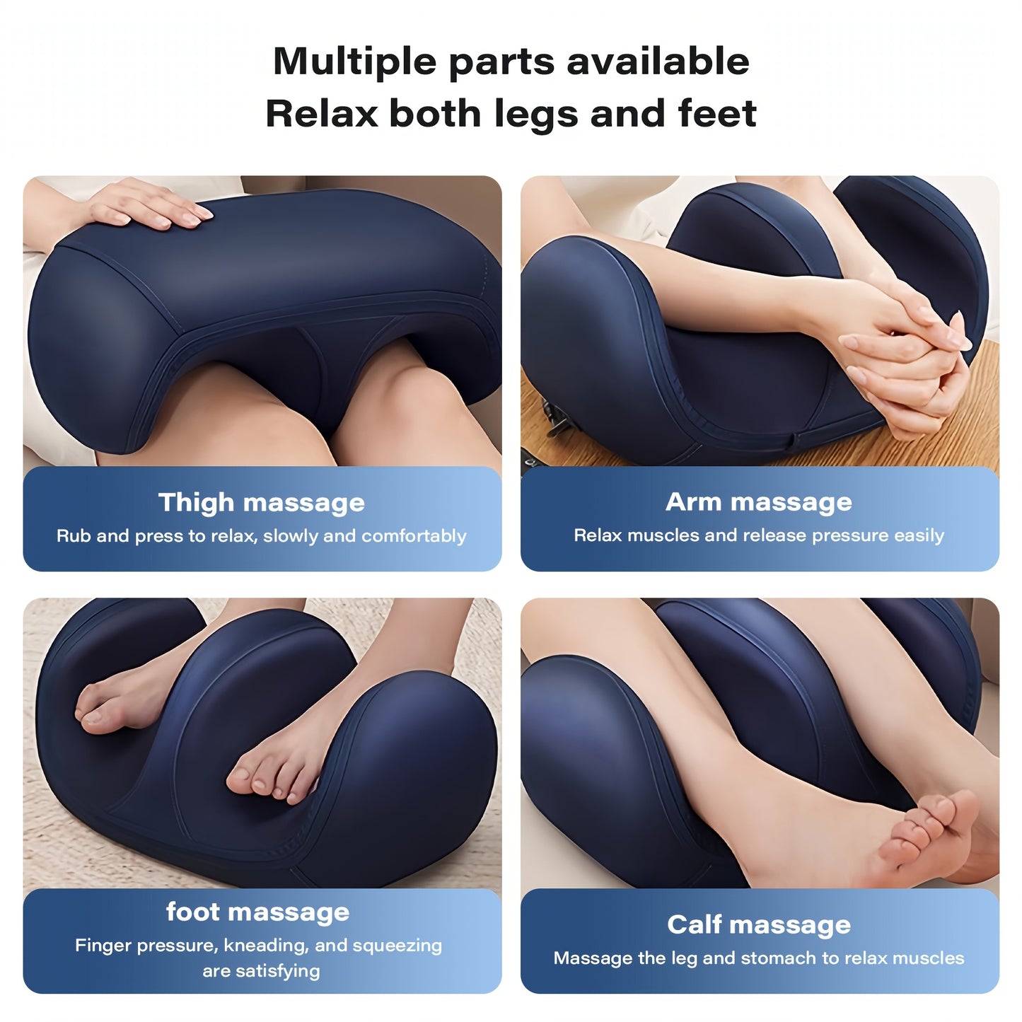 Shiatsu Foot Massager Machine with Heat – 3 Levels 2 Modes Kneading Rolling for Foot Calf Ankle Leg Plantar, Electric Feet & Leg Massager Gift for Mom Dad Women Men | ShopVora CA