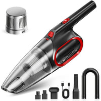 809/Black and Red/Cordless Vacuum Cleaner