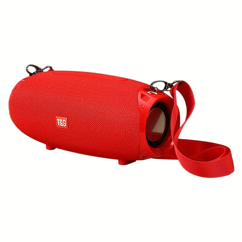 TG534 Dual Speaker Bluetooth Portable Speaker – IPX4 Waterproof, TWS Stereo Pairing, FM Radio, USB & TF Card Playback, 10m Wireless Range – Black, Camouflage, Red & Blue