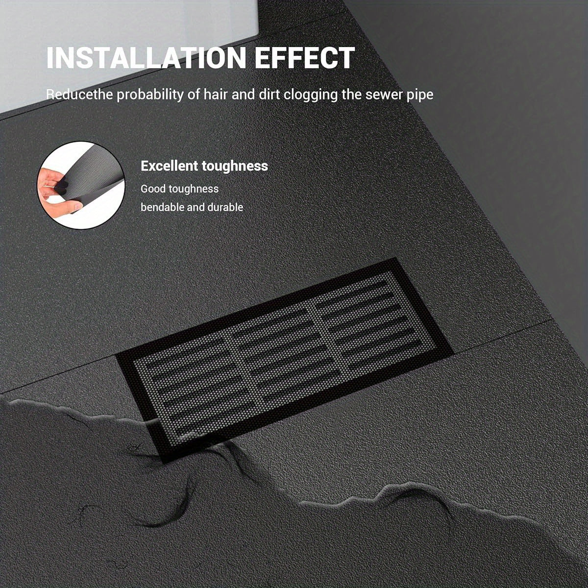 Magnetic Vent Cover Screen 6-Pack 4x10 Inch Black – PVC Mesh Air Vent Deflector for Floor, Wall & Ceiling Registers | HVAC Vent Filter Trap for Dust, Debris & Pest Control, Fits Standard Home Vents