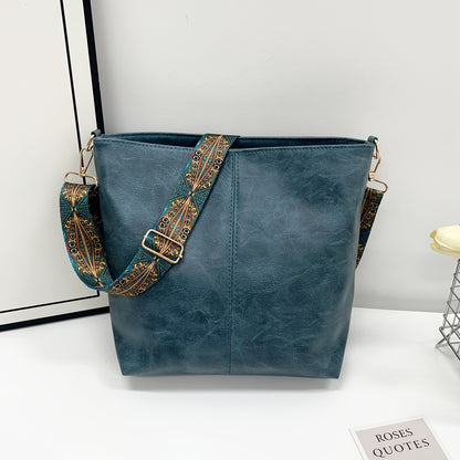 Bohemian Geometric Strap Hobo Bag – Large Capacity Ethnic Crossbody Shoulder Bag for Women | Retro Boho Style Everyday Purse | 9 Colours | Best Birthday, Christmas & Valentine's Day Gift