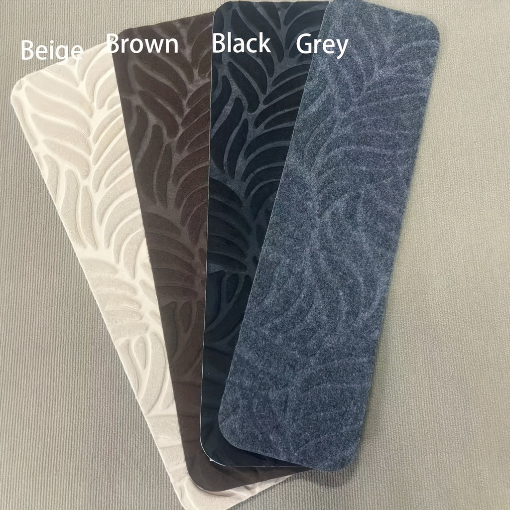 Stair Treads for Wooden Steps 15pcs 8"x30" Non-Slip Grey Pads with Self-Adhesive Backing, Peel And Stick Stair Treads, Premium Quality Polyester Washable Pads for Enhanced Indoor Stairs Safety