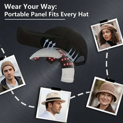 Red Light Therapy Cap for Hair Growth – 70 LEDs 660nm & 850nm Infrared 440nm Blue Light, 4 Modes Scalp Stimulator Hat, Anti Hair Loss Regrowth Device for Men & Women