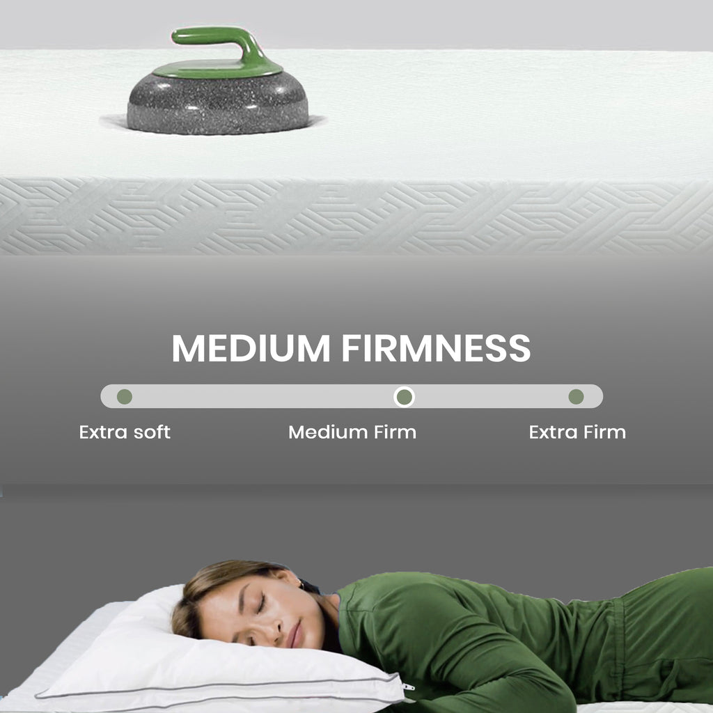Twin, Full, Queen, King Size Mattress, Gel Infused Cool Sleep Supportive & Pressure Relief, Reversible Medium Firm Mattress in a Box