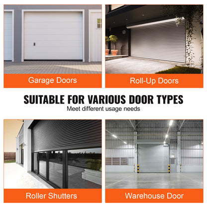 Garage Door Bottom Weather Seal – U-Shape + O-Ring Combo, 10/16/20 ft Weatherproofing Strip, 3-3/4" Wide, 7-Layer Insulation, Blocks Air, Dust & Insects for Garage, Warehouse & Roll-Up Doors