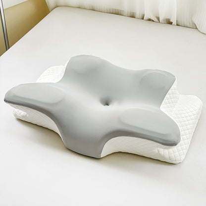 Cervical Memory Foam Pillow – Ergonomic Orthopedic Neck Support, Slow Rebound Contour Design for Side, Back & Stomach Sleepers, Cool Soft Feel, Machine Washable Pillowcase