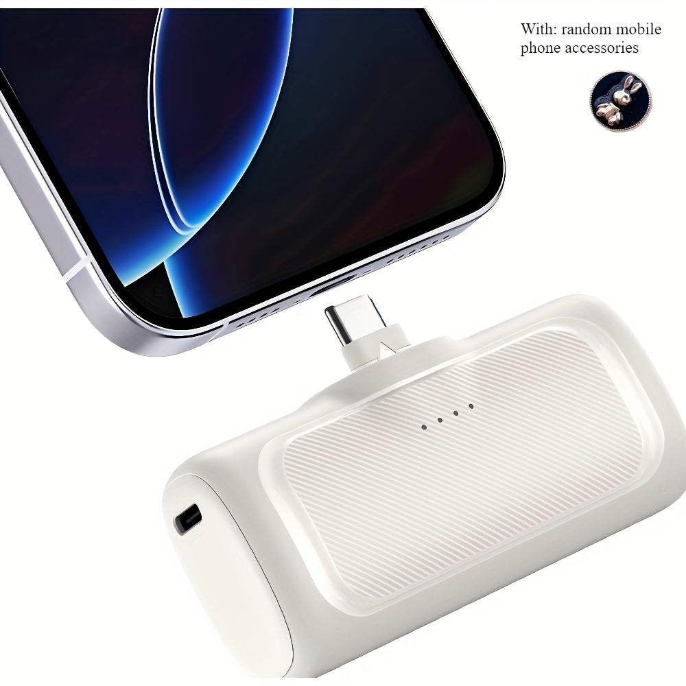 5000mAh Mini Power Bank 22.5W Fast Charging USB-C Compact Capsule Portable Charger PD 3.0 QC 3.0 Compatible with iPhone 16 15 Android Samsung - Canada